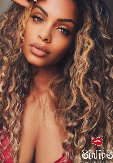 Burga, ebony Brazilian escort in London, selfie