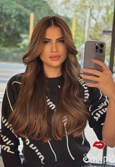 Rozalyn, recommend busty escort with Brazilian bum with her hair done